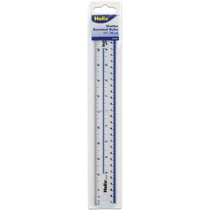 Helix Shatter Resistant Ruler - 30Cm (12-inch)