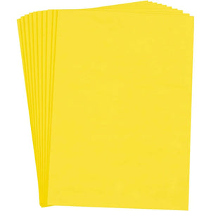 EVA Foam A4 Sheets - Yellow (Pack of 10)