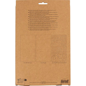 Foam Sheets Size 14x25cm Thickness 2mm Blue/Green Harmony (12 Sheets)