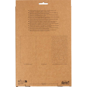 Foam Sheets Size 14x25cm Thickness 2mm - Pastel Glitter (12 Sheets)