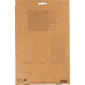 Foam Sheets Size 14x25cm Thickness 2mm - Nature Colours (12 Sheets)