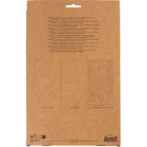 Foam Sheets Size 14x25cm Thickness 2mm - Colourful Glitter (12 Sheets)