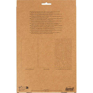 Foam Sheets Size 14x25cm Thickness 2mm - Christmas Colours (12 Sheets)