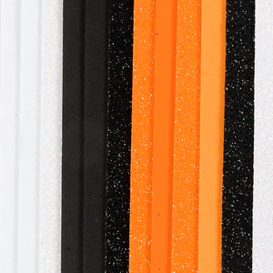 Foam Sheets 14x25cm Thickness 2mm - Halloween Colours (12 Sheets)