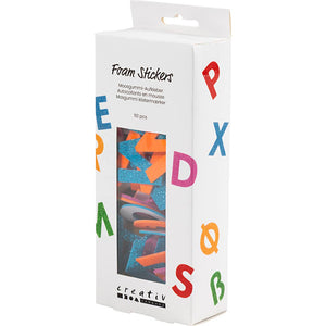 Foam Stickers - Letters 40mm Colourful (110 Pack)