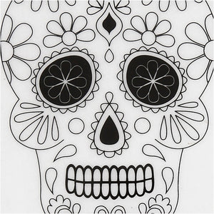 Shrink plastic sheets with motifs