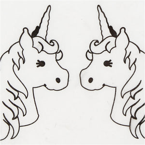 Shrink plastic sheets with motifs