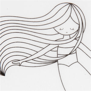 Shrink plastic sheets with motifs