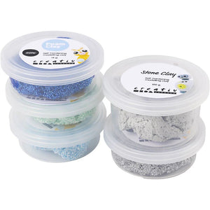 Stone Foam Clay Mix - Blue/Green Harmony (1 Pack)