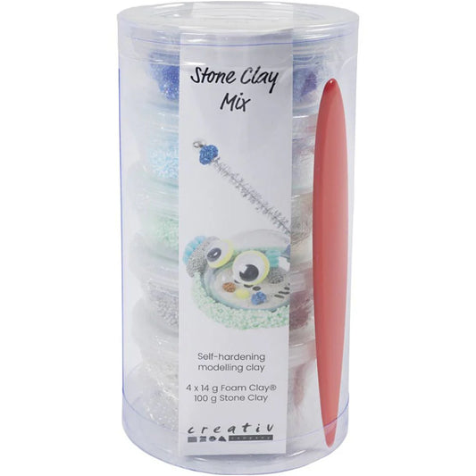 Stone Foam Clay Mix - Blue/Green Harmony (1 Pack)
