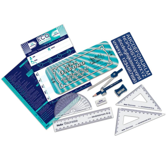 HELIX CYBER ECO MATHS SET - LIGHT BLUE