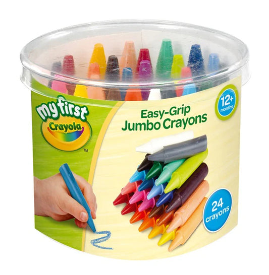 Crayola My First - Easy Grip Jumbo Crayons (24 Pack)