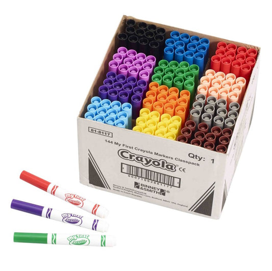 Crayola My First Markers 144 Class Pack