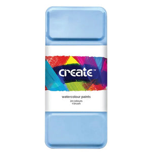 Create Watercolour Paint - 24 Paint Tin