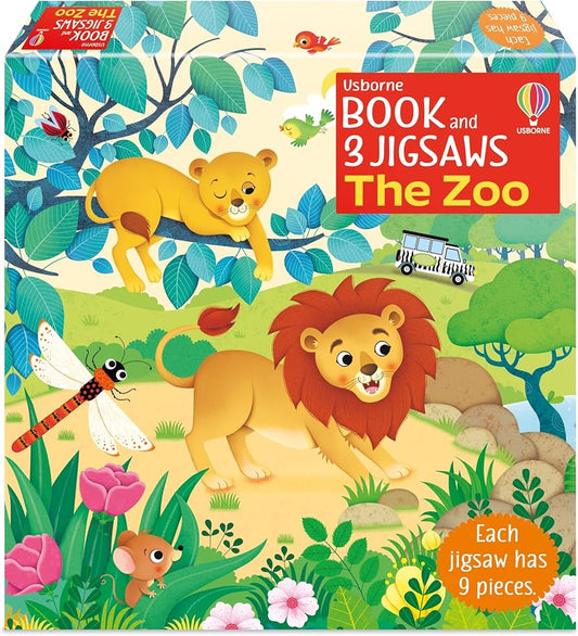 Book and Jigsaw: The Zoo (3 Jigsaws)