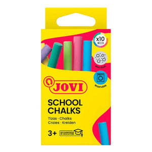 Jovi School Chalks - Assorted Colours (Box of 10)