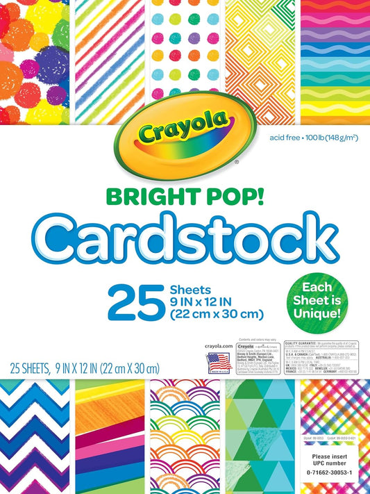 Crayola Cardstock 25 Sheets