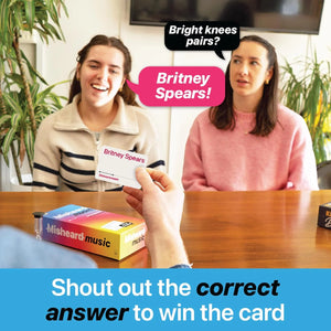 Misheard Music Card Game