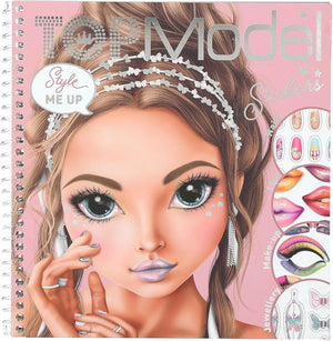 TOPModel Sticker Book - Dress Me Up Face Glitter Queen