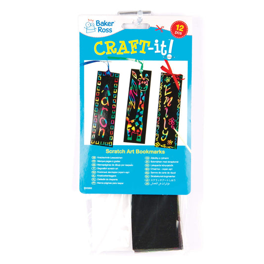 Scratch Art Bookmarks (Pack of 12)