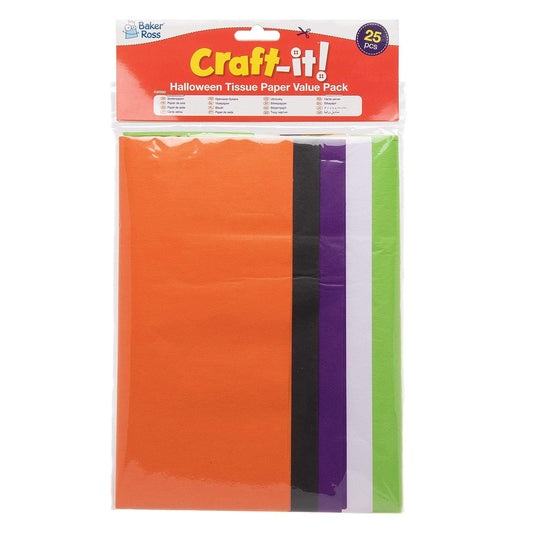 Halloween Tissue Paper Value Pack (Pack of 25)
