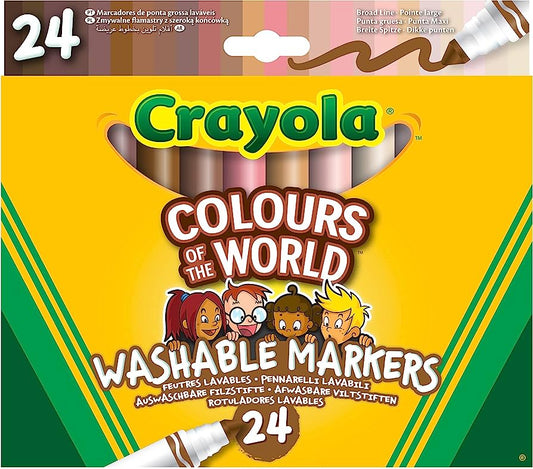 Crayola Colours Of The World 24 Skintone Markers