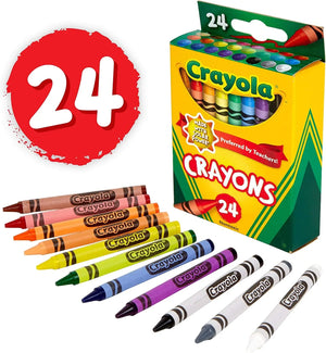 Crayola Eco Crayons - 24 Assorted Colours