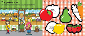Lets Pretend Story Board Book - Play Shop