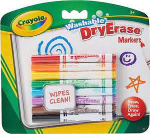 Crayola 8 Washable Dry Erase Markers