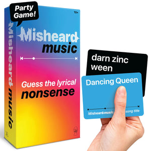 Misheard Music Card Game