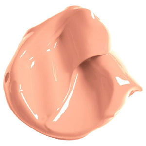 Pale rose paint swatch on a white background