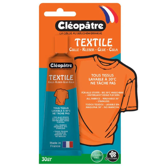 Cleopatre Special Glue For Textile - 30g