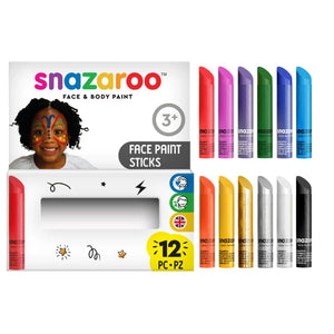 Snazaroo 12 Face Painting Sticks