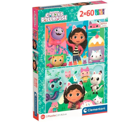 Jigsaw Puzzles - Gabby's Dollhouse (2 x 60 Pieces)