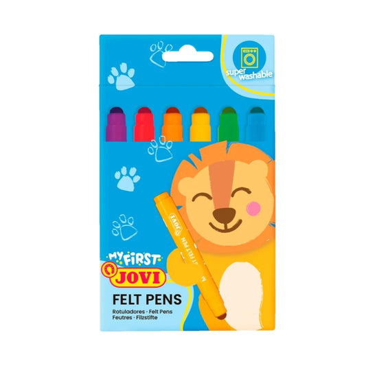 Jovi My First Felt Pens (Case of 6 Assorted Colours)
