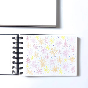 Elements Wire-O Hard Cover Sketch Book Landscape - A5