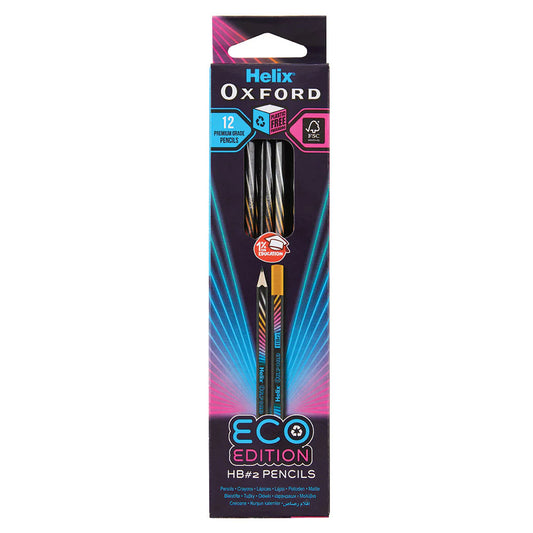 HELIX CYBER ECO PENCILS 12 PACK  MATRIX