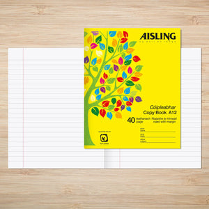 AISLING Writing Copy 40 page 200 x 160mm - Pack of 10.