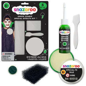 Snazaroo Special FX - Green Zombie Gel Kit
