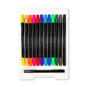 Elements Dual Brush Tip Marker Set (30 Pieces)