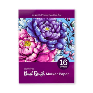 Elements Dual Brush Tip Marker Set (30 Pieces)