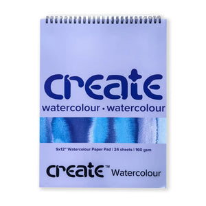 Create Watercolour Paper Pad on a white background