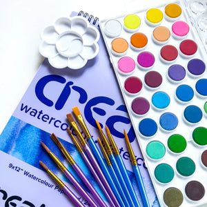 Create Watercolour Bundle Set (40 Pieces)