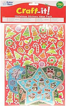 Christmas Stickers Value Pack (Pack of 280)