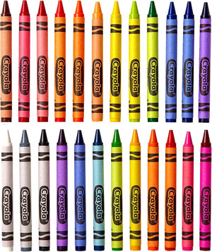 Crayola Eco Crayons - 24 Assorted Colours