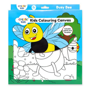 Create Kids Colouring Canvas - Busy Bee