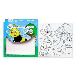 Create Kids Colouring Canvas - Busy Bee