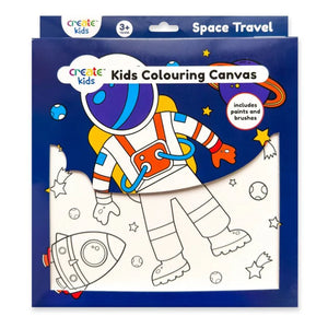Create Kids Colouring Canvas - Space Travel