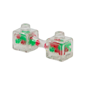 Fidget Blox with red and green design on a white background