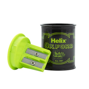 Helix Oxford Marble Barrel Two Hole Sharpener - Green
